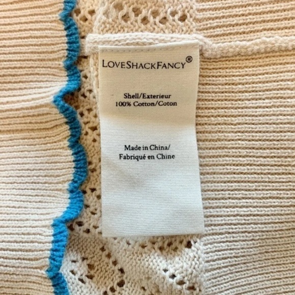 LoveshackFancy Rennley sweater NWT RARE - Picture 7 of 12